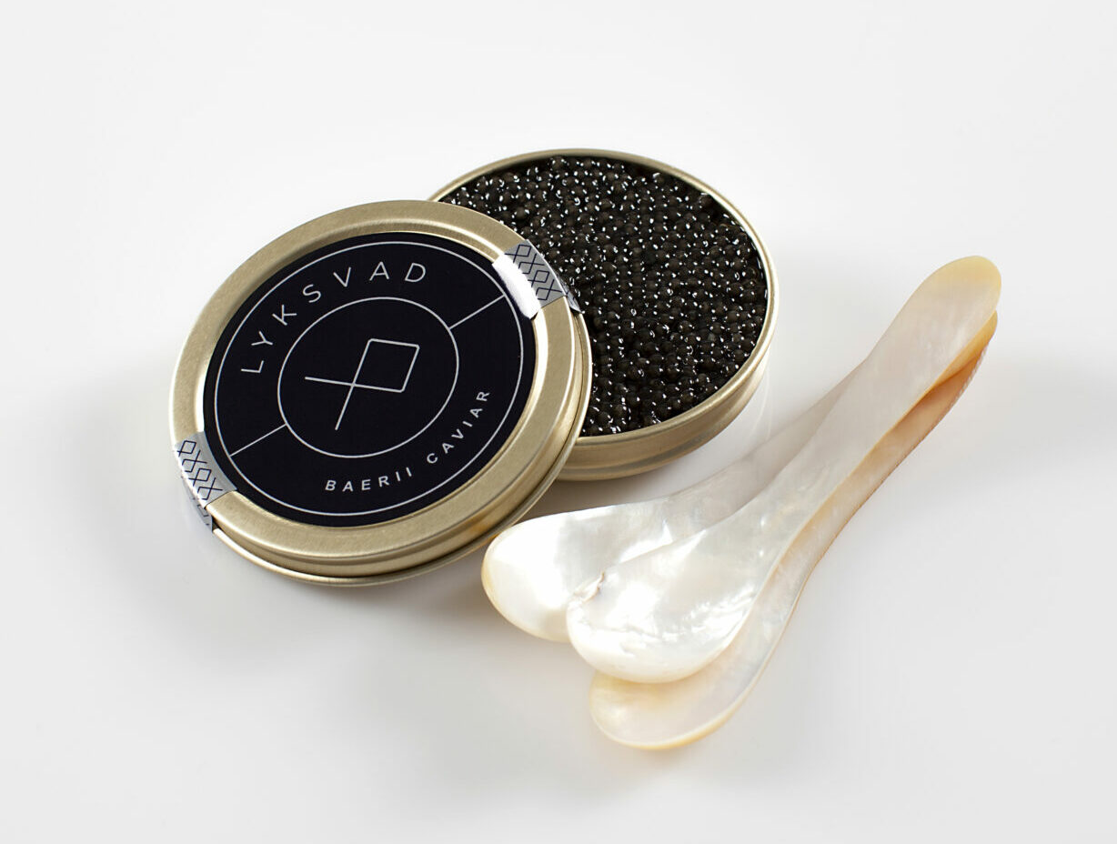 Baerii caviar fra danske Lyksvad