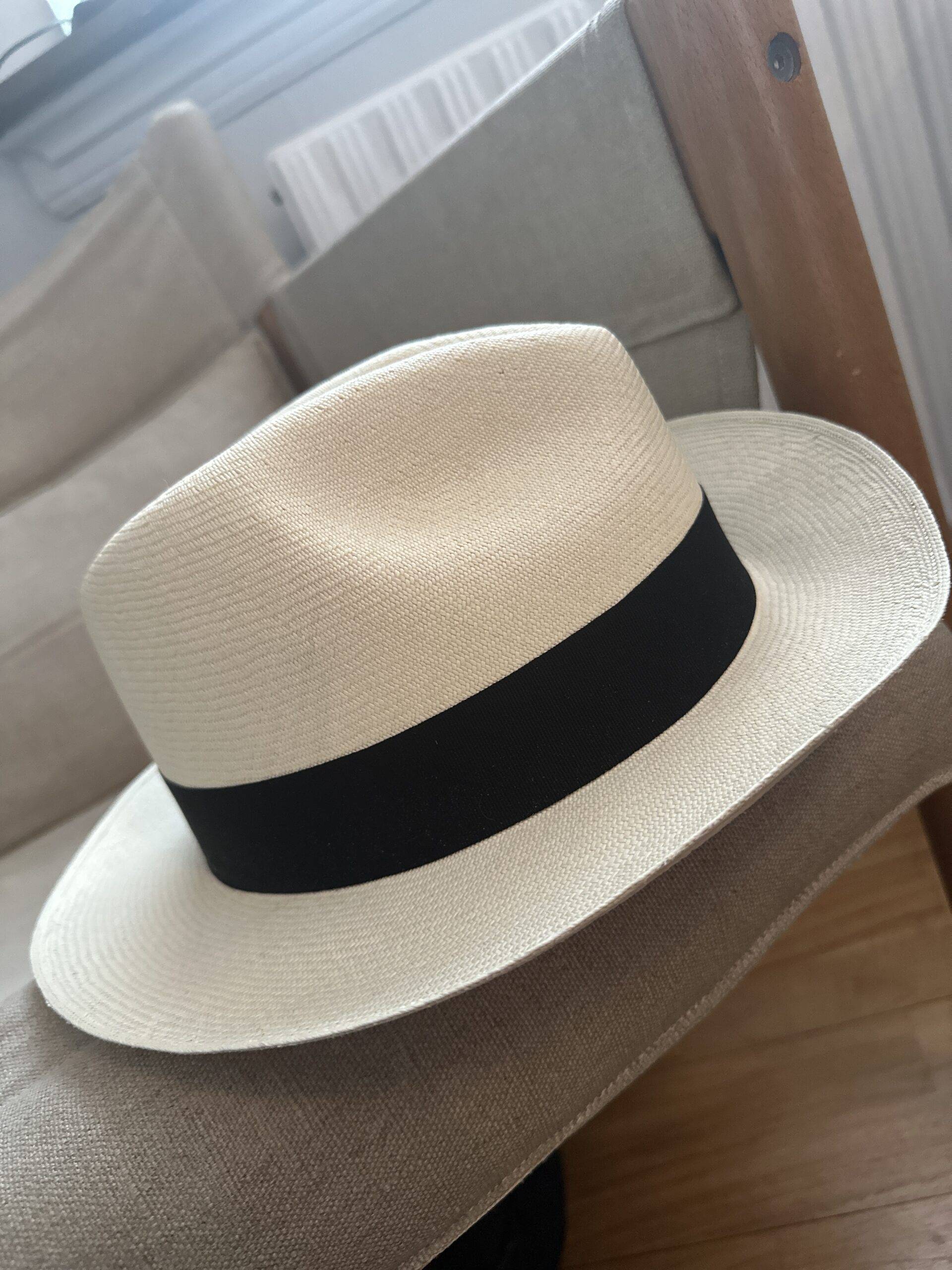 Montecristi Panama Hat håndværet i Ecuador